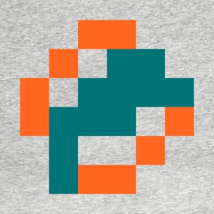 Tecmo Bowl Pixels - Miami T-Shirt